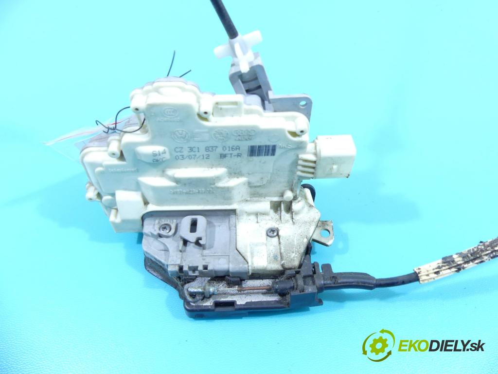 Vw Passat B7 2010-2014 2.0 tdi 140 hp manual 103 kW 1968 cm3 5- zámek přední pravý 3C1837016A