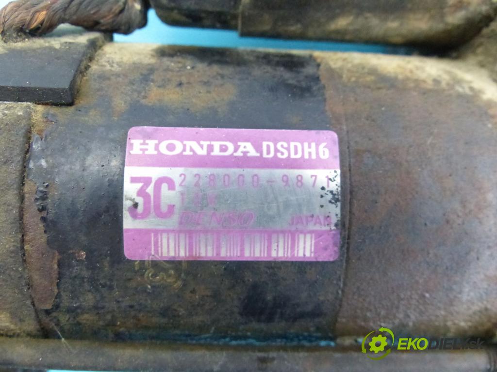 Honda Stream 2.0 16V 156 HP manual 115 kW 1998 cm3 5- štartér 228000-9871 (Štartéry)