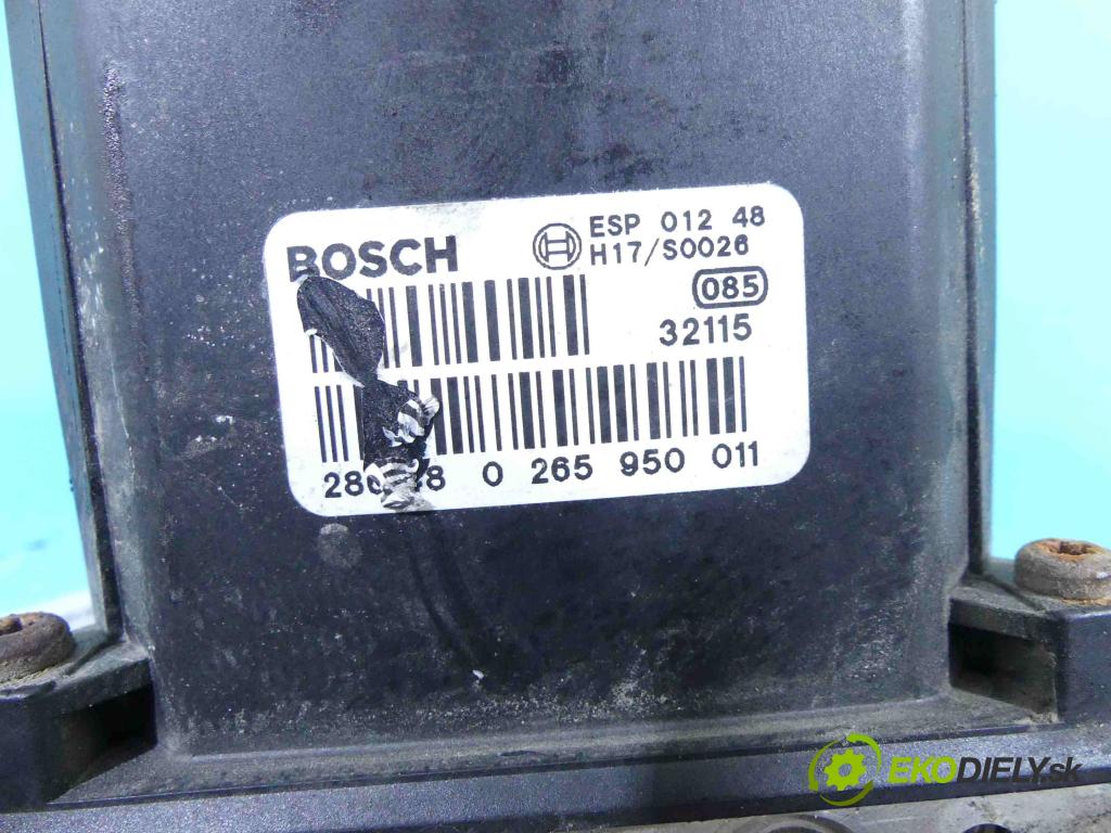 Audi A4 B6 2000-2004 1.9 tdi 131 HP manual 96 kW 1896 cm3 5- čerpadlo abs 0265950011 (Pumpy ABS)