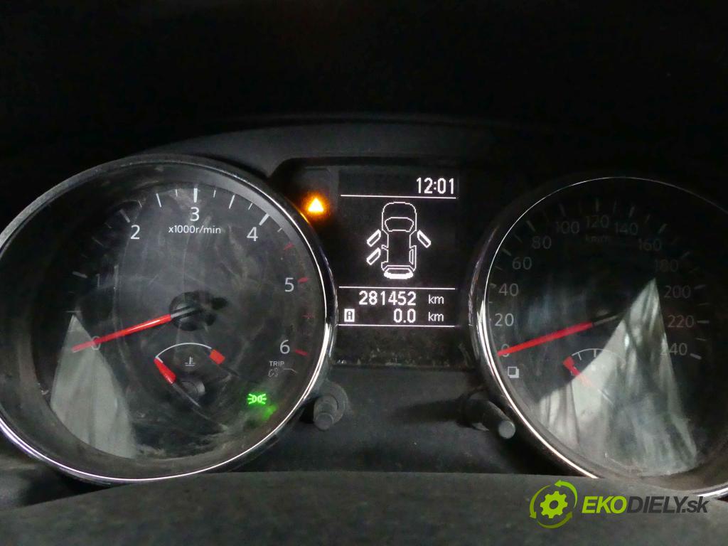 Nissan Qashqai I J10 2006-2013 1.6 dci 131 HP manual 96 kW 1598 cm3 5- prístrojovka/ budíky 24810BR52B (Prístrojové dosky, displeje)