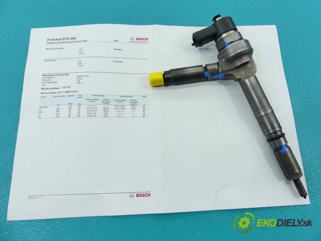 Opel Astra III 2004-2014 1.7 cdti 80 HP manual 59 kW 1686 cm3 5- vstrek 0445110175 (Vstrekovače)