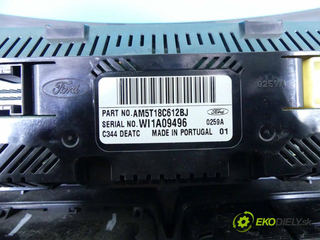 Ford C-Max II 2010-2019 1.6 tdci 116 hp manual 85 kW 1560 cm3 5- palubní deska panel topení AM5T18C612BJ