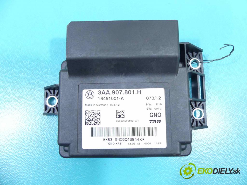 Vw Passat B7 2010-2014 2.0 tdi 140 HP manual 103 kW 1968 cm3 5- modul riadiaca jednotka 3AA907801H (Ostatné)