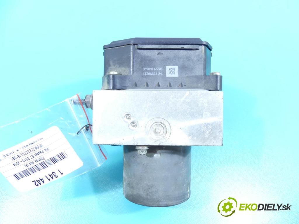 Vw Passat B7 2010-2014 2.0 tdi 140 HP manual 103 kW 1968 cm3 5- čerpadlo abs 3AA614109AG (Pumpy ABS)