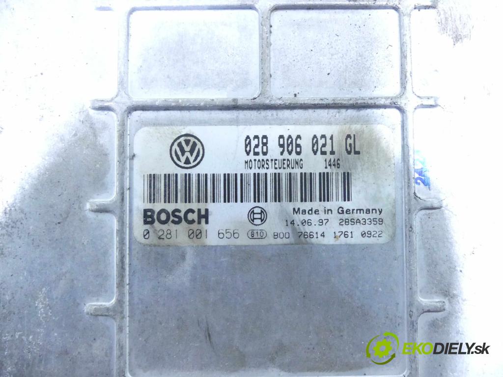 Vw Passat B5 1995-2005 1.9 tdi 110 hp manual 81 kW 1896 cm3 5- řídící jednotka motoru 0281001656