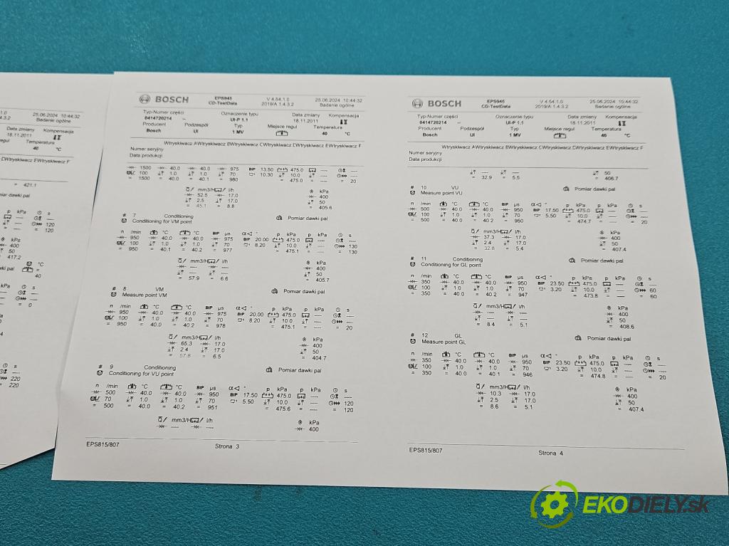 Audi A4 B6 2000-2004 1.9 tdi 131 HP manual 96 kW 1896 cm3 5- vstrekovacie čerpadlo 0424720214 (Vstrekovač paliva)