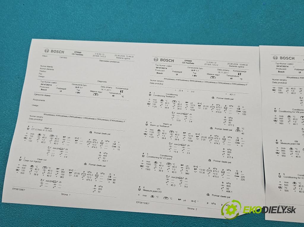 Audi A4 B6 2000-2004 1.9 tdi 131 HP manual 96 kW 1896 cm3 5- vstrekovacie čerpadlo 0424720214 (Vstrekovač paliva)
