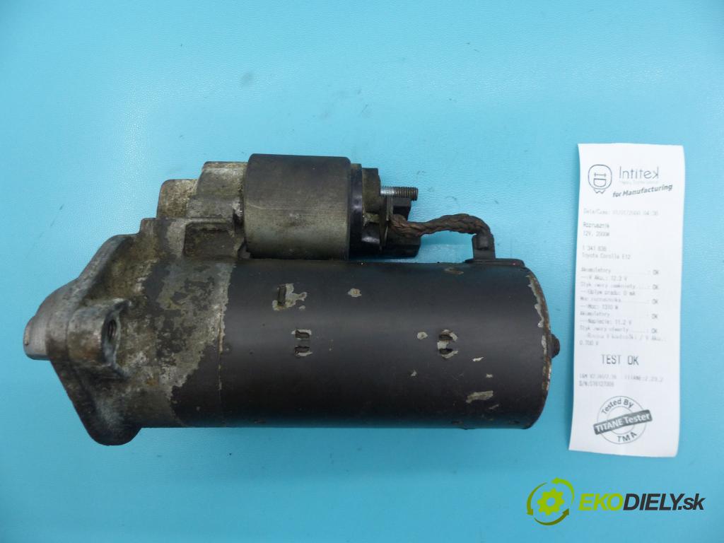 Toyota Corolla E12 2001-2009 2.0 D4D 110 HP manual 81 kW 1995 cm3 5- štartér 28100-0B020-84 (Štartéry)