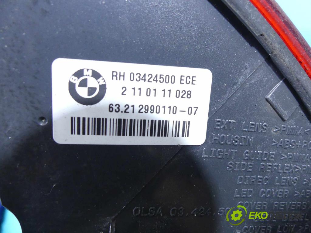 Bmw X1 E84 2009-2015 2.0d 136 HP manual 100 kW 1995 cm3 5- svetlo / reflektor zadné pravé 2990110 (Ostatné)