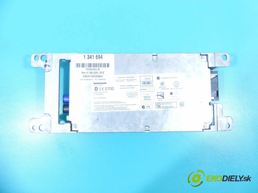 Bmw X1 E84 2009-2015 2.0d 136 HP manual 100 kW 1995 cm3 5- Zesilovač: 9257160-01 (Zosilňovače)