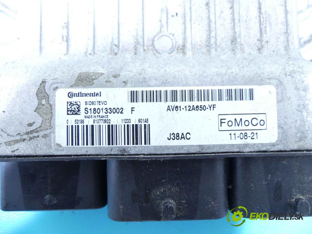 Ford C-Max II 2010-2019 1.6 tdci 116 hp manual 85 kW 1560 cm3 5- řídící jednotka motoru AV61-12A650-YF