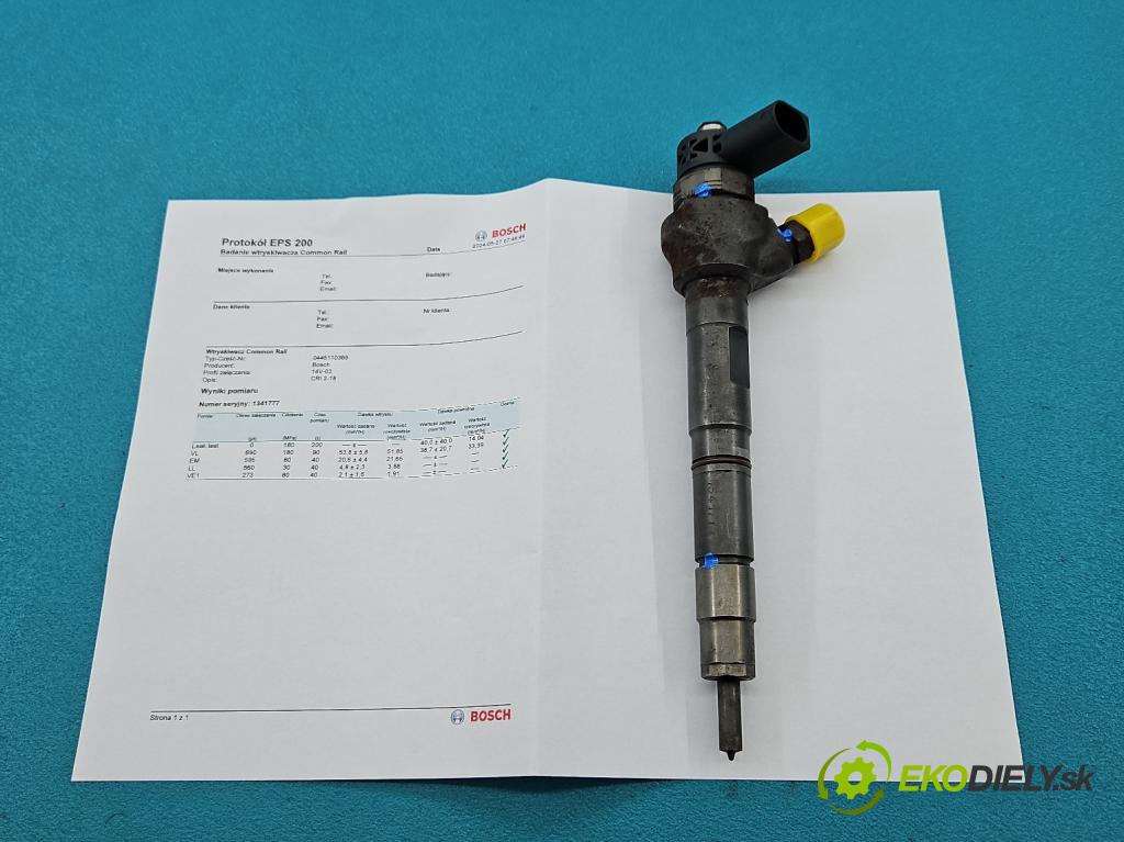 Vw Passat B7 2010-2014 2.0 tdi 140 HP manual 103 kW 1968 cm3 5- vstrek 0445110369 (Vstrekovače)