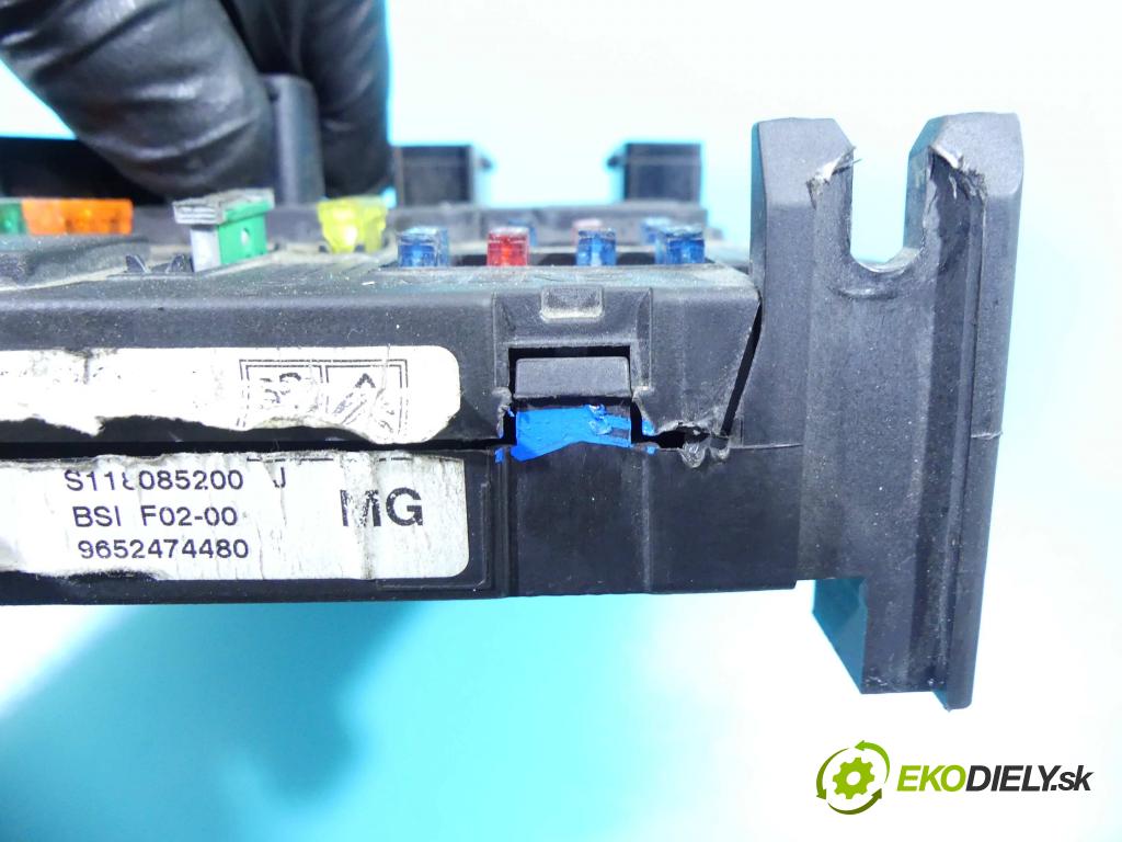 Citroen C3 I 2002-2009 1.4 hdi 68 HP manual 50 kW 1398 cm3 5- modul riadiaca jednotka 9652474480 (Ostatné)