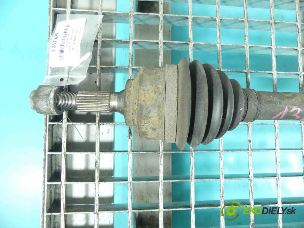 Citroen C3 I 2002-2009 1.4 hdi 68 hp manual 50 kW 1398 cm3 5- poloos pravé 9650624180 (Poloosy)