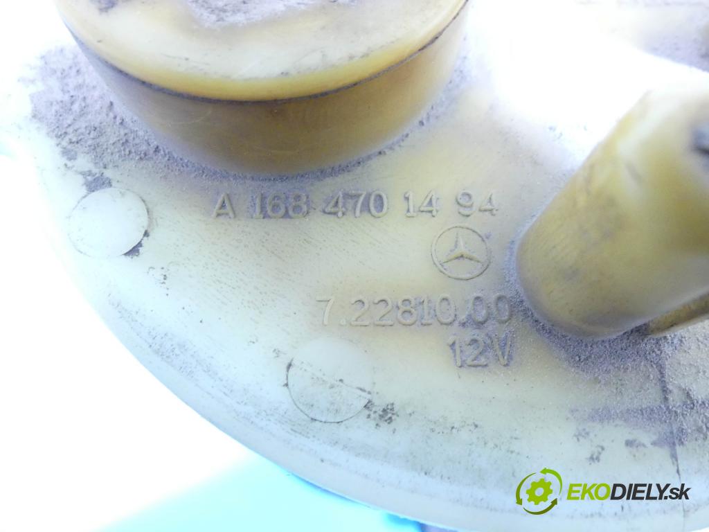 Mercedes A W168 1997-2004 1.6 102 hp manual 75 kW 1598 cm3 5- čerpadlo paliva A1684701494