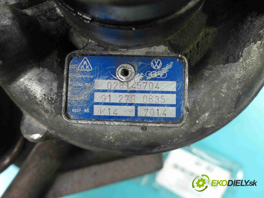 Audi 80 B4 1991-1994 1.9 TD 75 HP manual 55 kW 1900 cm3 4- turbodúchadlo, turbo K147014 (Turbodúchadlá (kompletné))