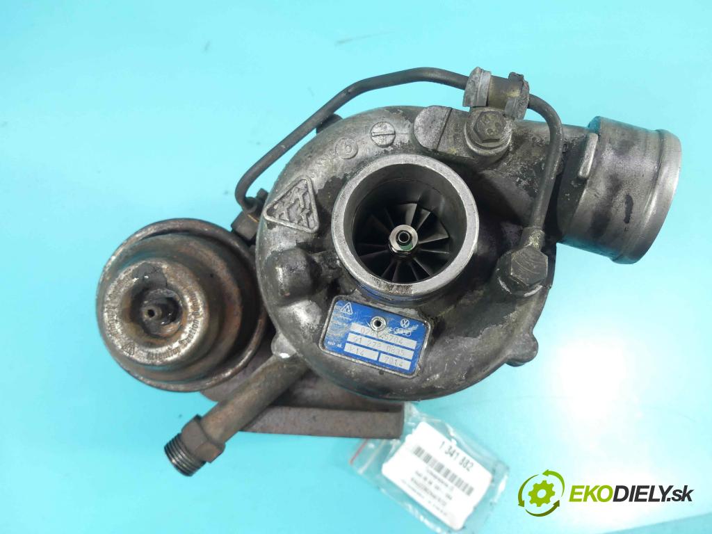 Audi 80 B4 1991-1994 1.9 TD 75 HP manual 55 kW 1900 cm3 4- turbodúchadlo, turbo K147014 (Turbodúchadlá (kompletné))