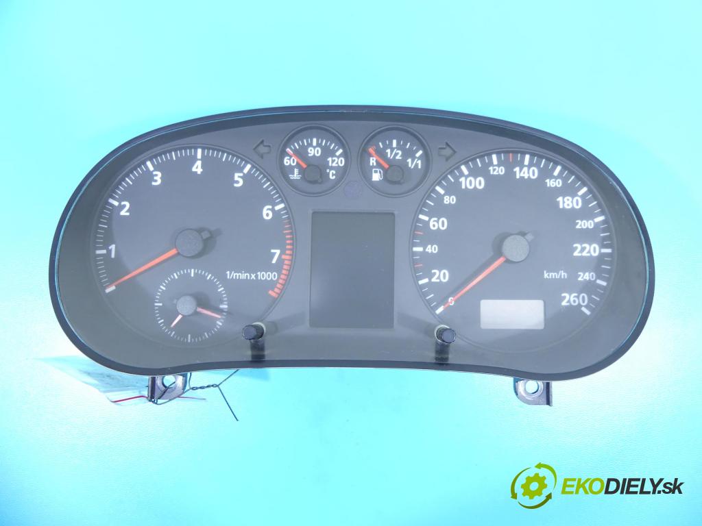 Audi A3 8L 1996-2003 1.8 20V 125 HP manual 92 kW 1781 cm3 3- prístrojovka/ budíky 8L0919880AX (Prístrojové dosky, displeje)