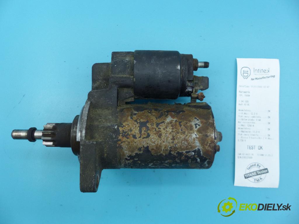 Audi A3 8L 1996-2003 1.8 20V 125 HP manual 92 kW 1781 cm3 3- štartér 0001107022 (Štartéry)