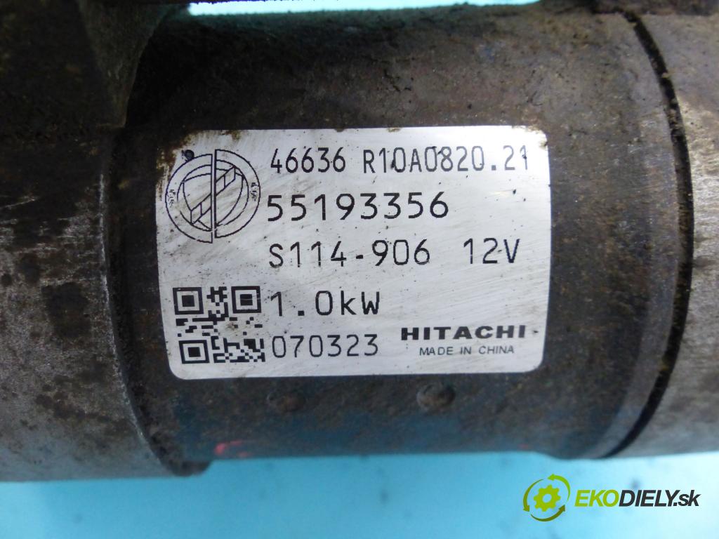 Fiat Albea 1.4 77 HP manual 57 kW 1368 cm3 4- štartér 55193356 (Štartéry)