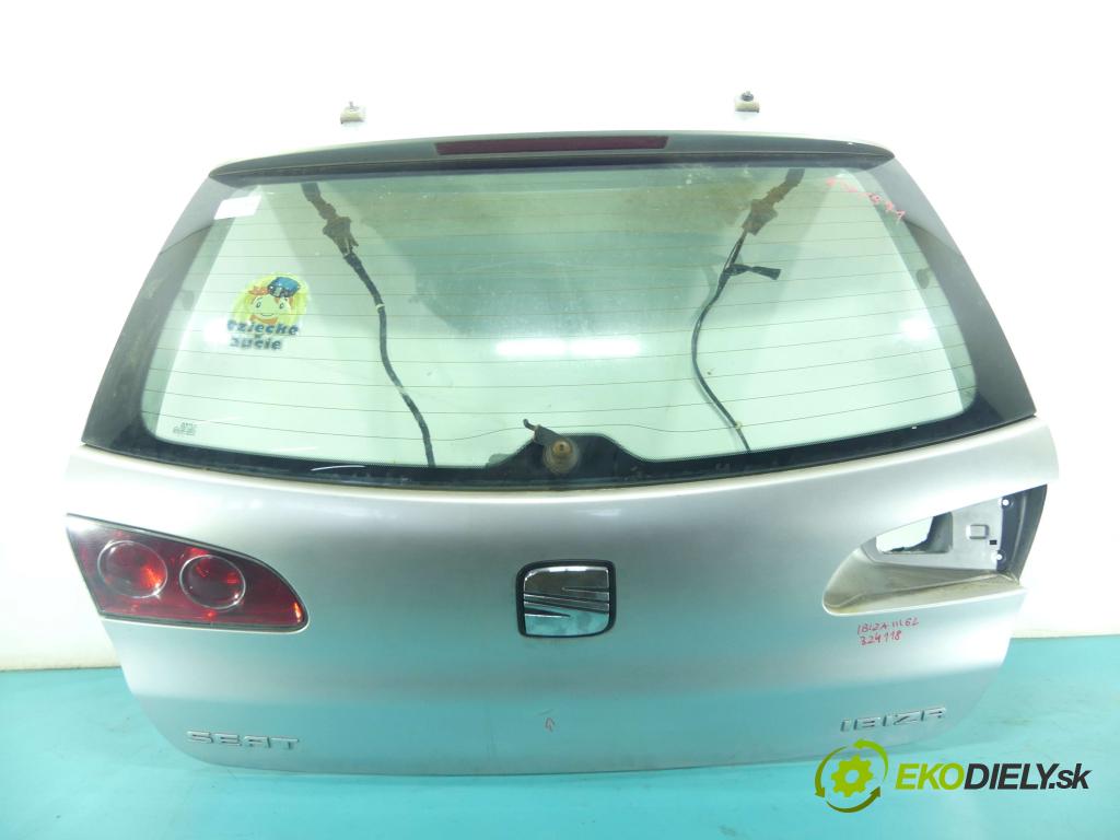 Seat Ibiza III 6L 2002-2008 1.4 16V 101 hp manual 74 kW 1390 cm3 3- zadní kufrové dveře  (Zadní kapoty)