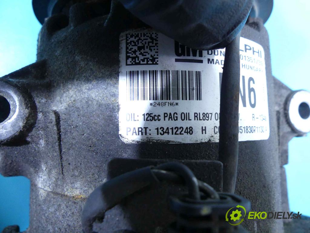 Opel Astra IV 2009-2015 1.7 cdti 110 HP manual 81 kW 1686 cm3 4- čerpadlo klimatizácie 13412248