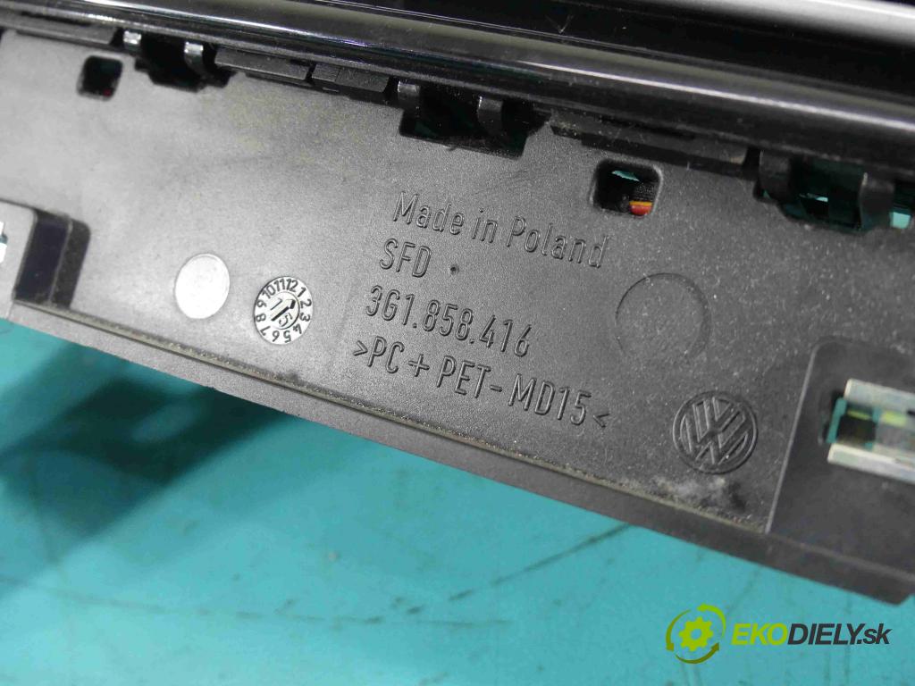 Vw Passat B8 2014 - 2.0 tdi 150 HP manual 110 kW 1968 cm3 5- Mřížka: kúrenia stredová 3G0919204C (Mriežky kúrenia (fukáre))