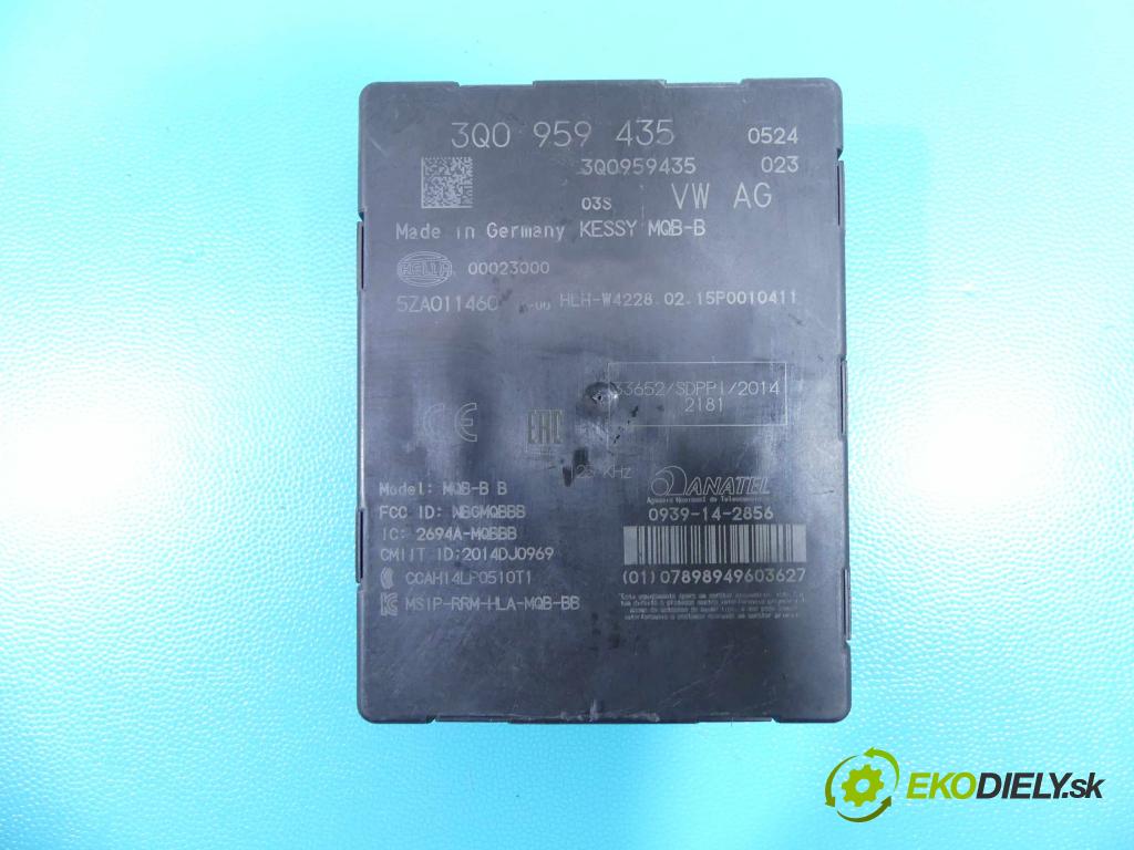 Vw Passat B8 2014 - 2.0 tdi 150 hp manual 110 kW 1968 cm3 5- modul řídící jednotka 3Q0959435 (Ostatní)