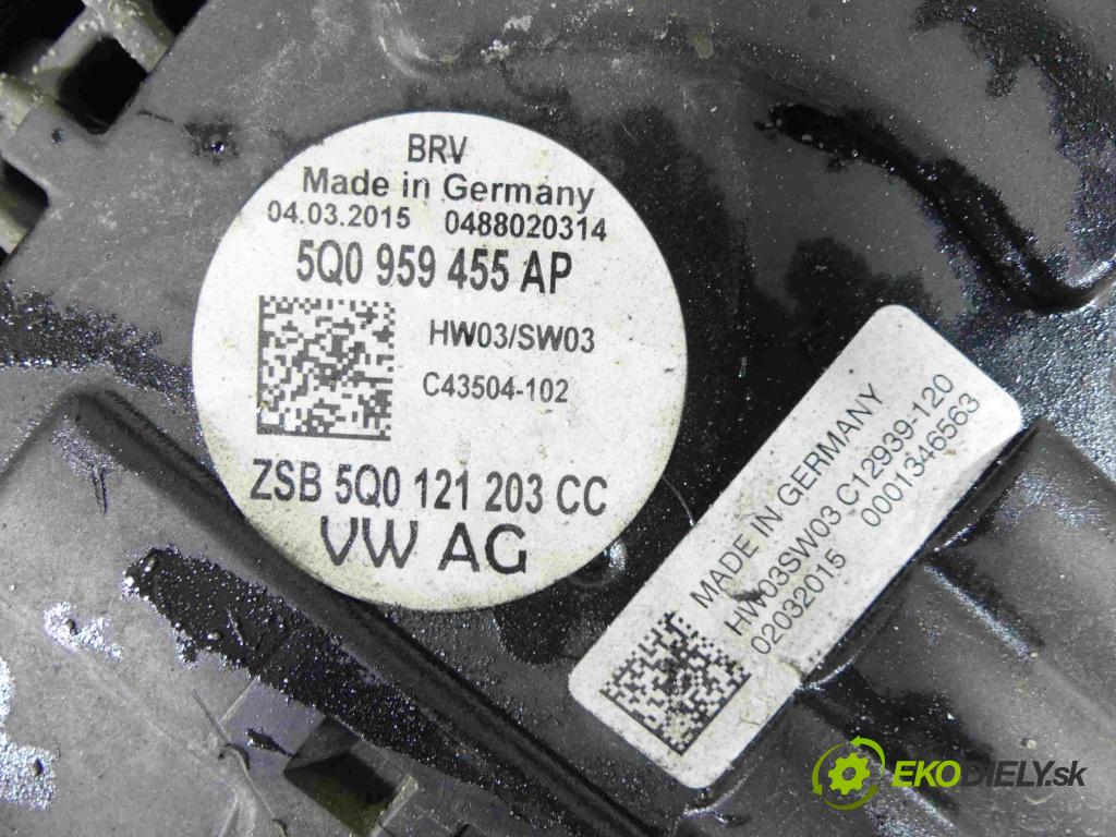 Vw Passat B8 2014 - 2.0 tdi 150 HP manual 110 kW 1968 cm3 5- Ventilátor chladiča 5Q0121207J