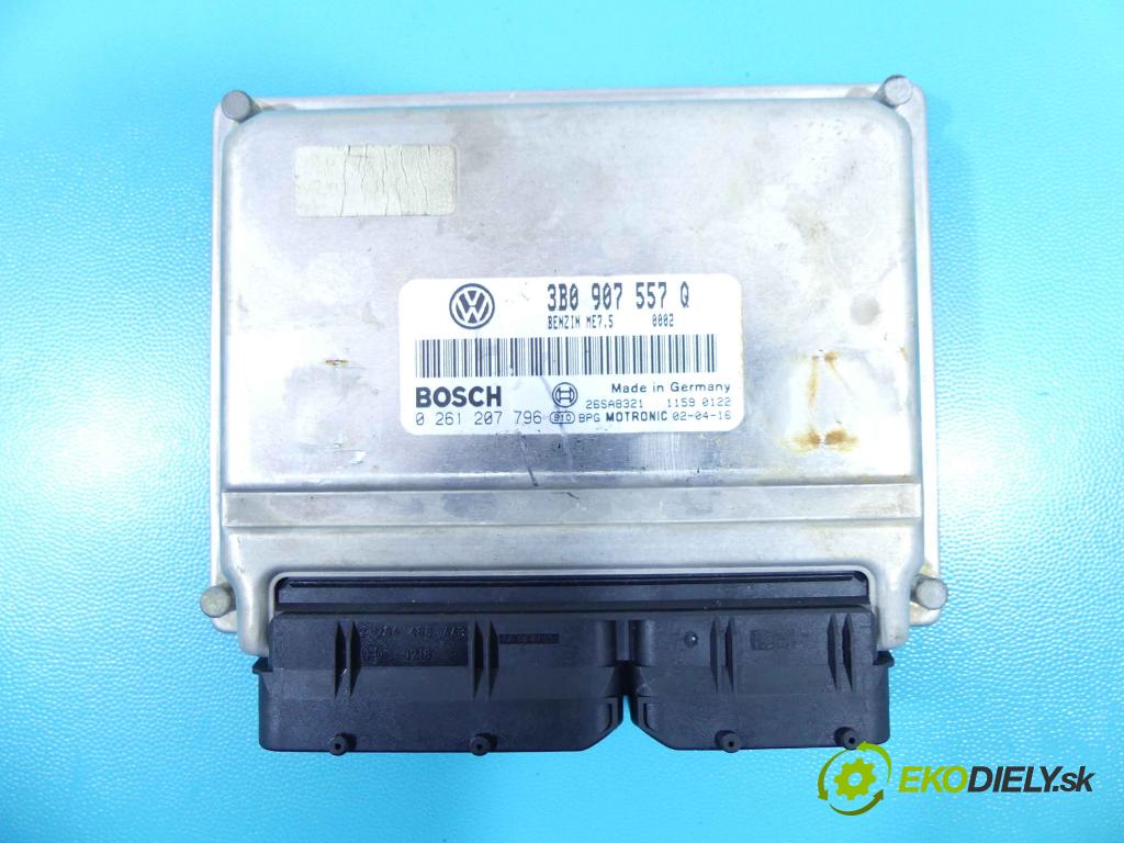 Vw Passat B5 1995-2005 2.0 20V 131 hp manual 96 kW 1999 cm3 4- řídící jednotka motoru 0261207796