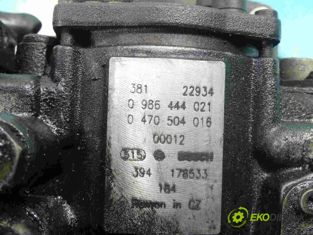 Opel Vectra B 1995-2002 2.2 dti 125 HP manual 92 kW 2172 cm3 4- čerpadlo vstrekovacia 0470504016 (Vstrekovacie čerpadlá)