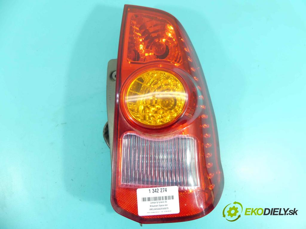Mitsubishi Space star 1.9 dci 102 HP manual 75 kW 1870 cm3 5- svetlo / reflektor zadné pravé  (Ostatné)