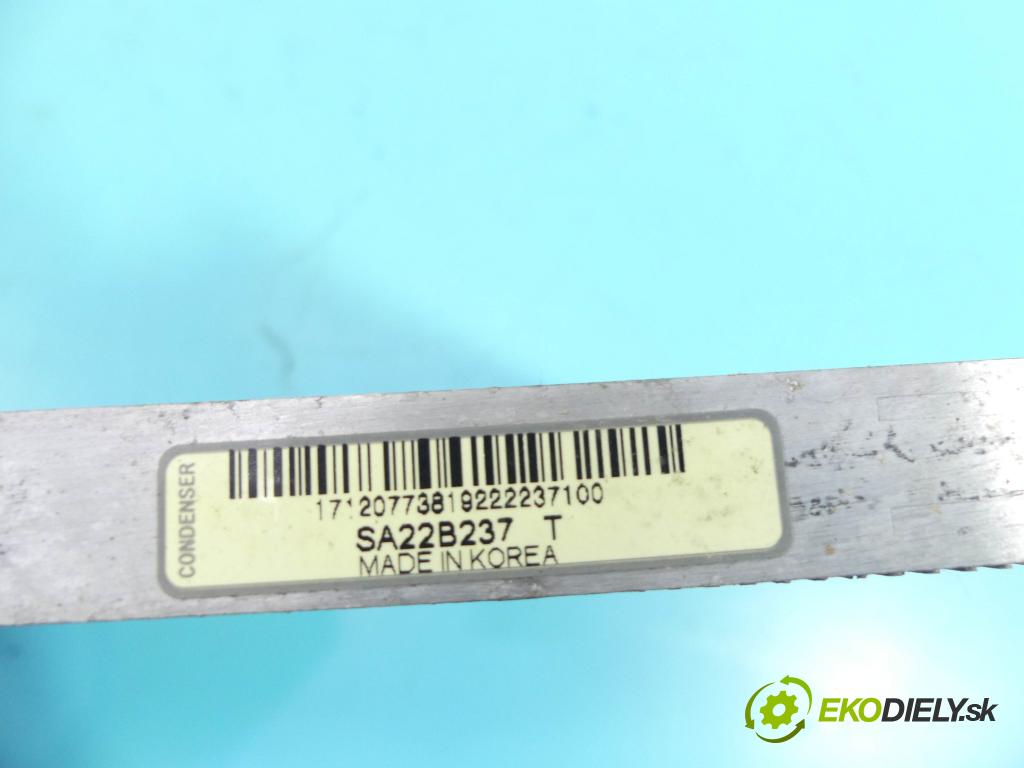 Honda Civic VII 2000-2006 1.6 16v 110 HP manual 81 kW 1590 cm3 4- chladič klimatizácie SA22B237T (Chladiče klimatizácie)