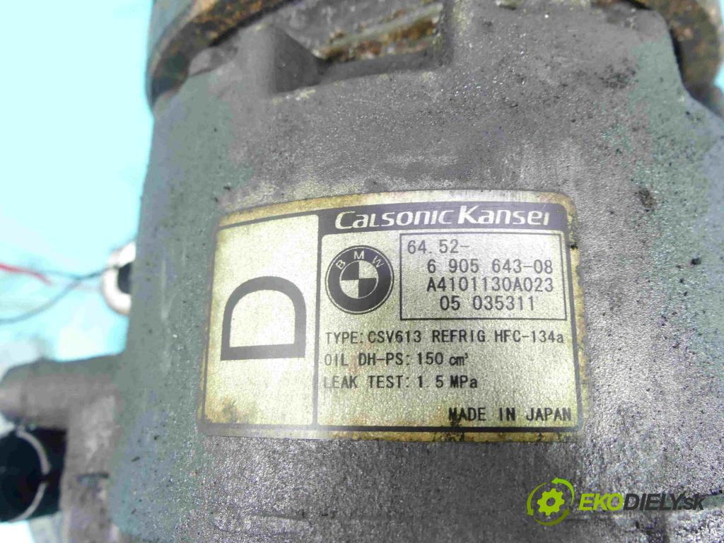 Bmw X3 E83 2003-2010 2.0d (M47): 150 HP manual 110 kW 1995 cm3 5- čerpadlo klimatizácie 6905643-08