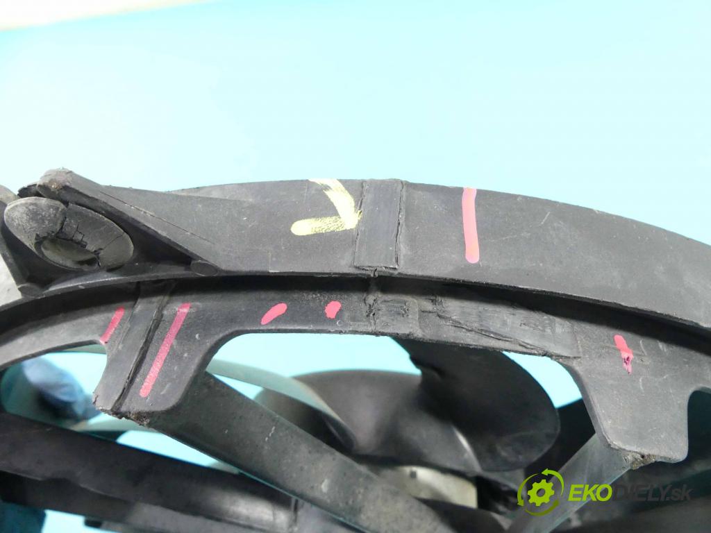 Peugeot 206 1.4 hdi 68 HP manual 50 kW 1398 cm3 5- Ventilátor chladiča 9637194080