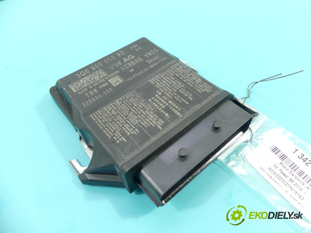 Vw Passat B8 2014 - 2.0 tdi 150 HP manual 110 kW 1968 cm3 5- modul riadiaca jednotka 3Q0959655AE (Ostatné)