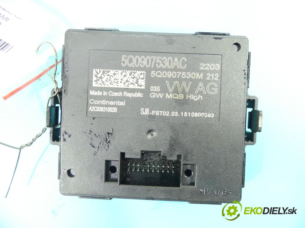 Vw Passat B8 2014 - 2.0 tdi 150 HP manual 110 kW 1968 cm3 5- modul riadiaca jednotka 5Q0907530AC (Ostatné)