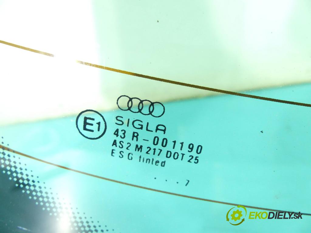 Audi A3 8L 1996-2003 1.9 tdi 90 hp manual 66 kW 1896 cm3 3- sklo zadní  (Okna zadní)