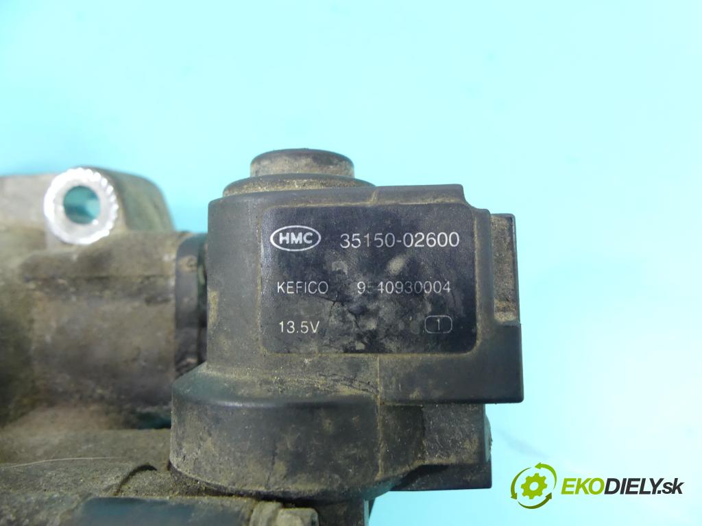 Hyundai Getz 1.1 12V 67KM manual 49 kW 1086 cm3 3- klapka 35150-02600 (Škrtiace klapky)