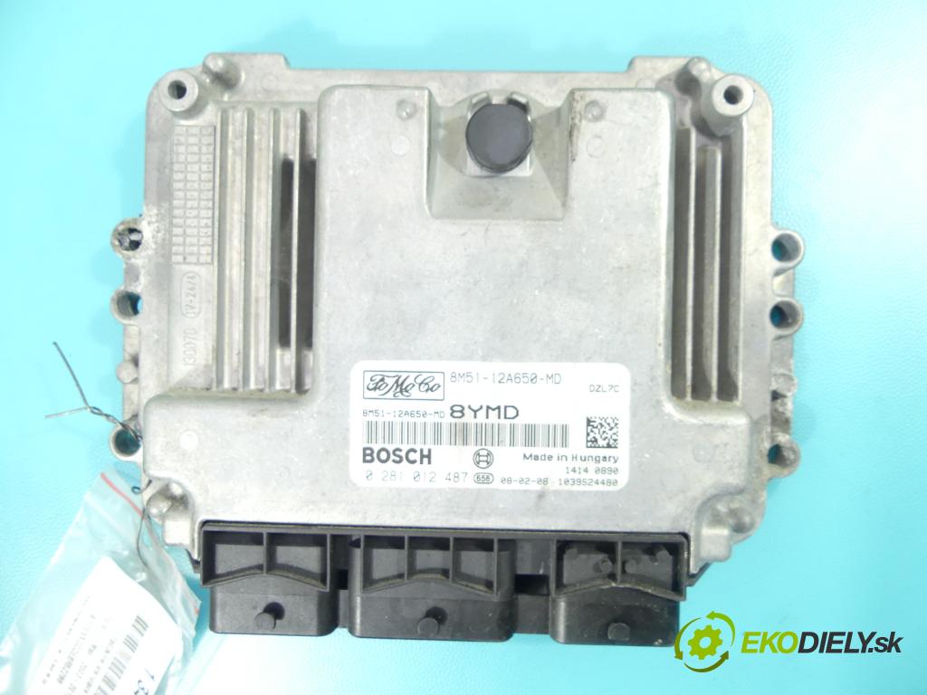 Ford C-Max I 2003-2010 1.6 tdci 109 hp manual 80 kW 1560 cm3 5- řídící jednotka motoru 0281012487