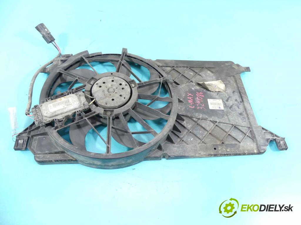 Ford C-Max I 2003-2010 1.6 tdci 109 HP manual 80 kW 1560 cm3 5- Ventilátor chladiča 1137328558