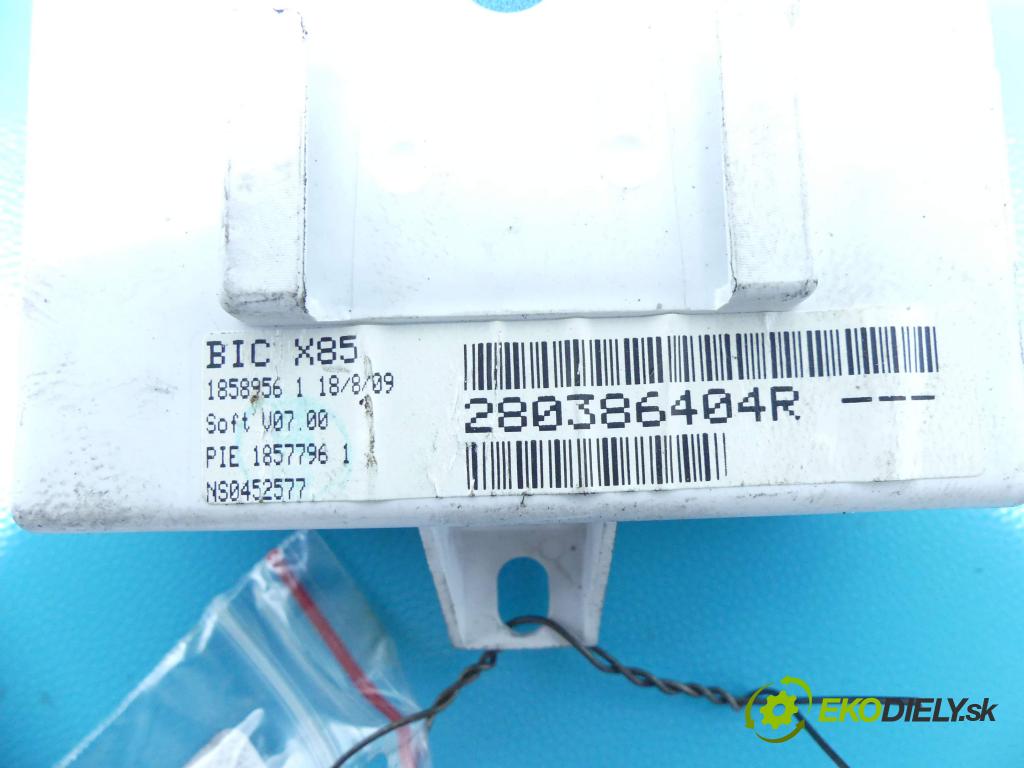 Renault Clio III 2005-2012 1,2.0 16V 75 HP manual 55 kW 1149 cm3 5- modul riadiaca jednotka 280386404R (Ostatné)