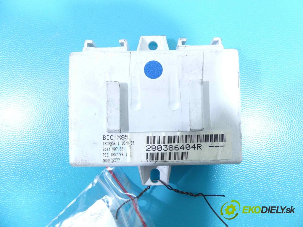 Renault Clio III 2005-2012 1,2.0 16V 75 HP manual 55 kW 1149 cm3 5- modul riadiaca jednotka 280386404R (Ostatné)