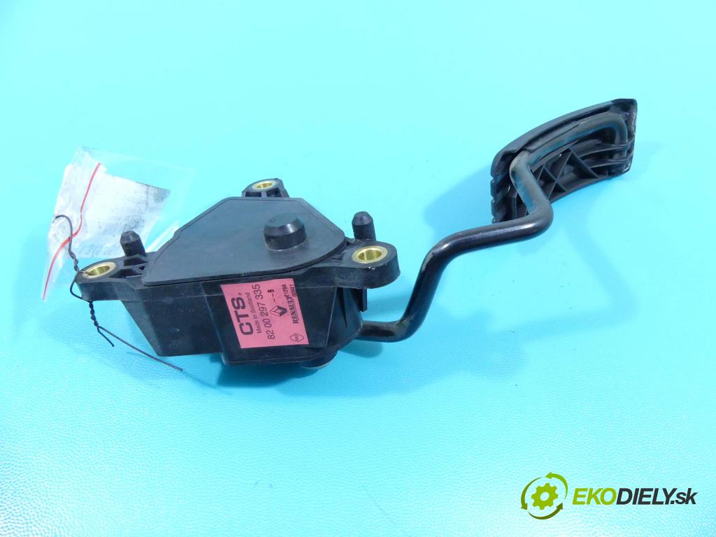 Renault Clio III 2005-2012 1,2.0 16V 75 HP manual 55 kW 1149 cm3 5- pedále 8200297335 (Pedále)