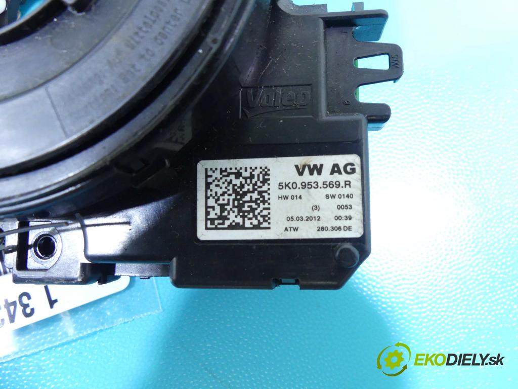 Vw Passat B7 2010-2014 2.0 tdi 140 HP manual 103 kW 1968 cm3 5- Páska: airbag 5K0953569R (Airbag)