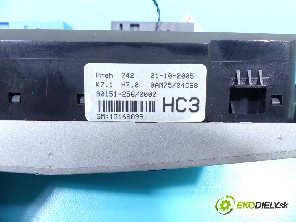 Opel Zafira B 2005-2014 1.9 cdti 120 HP manual 88 kW 1910 cm3 5- panel kúrenia 13168099