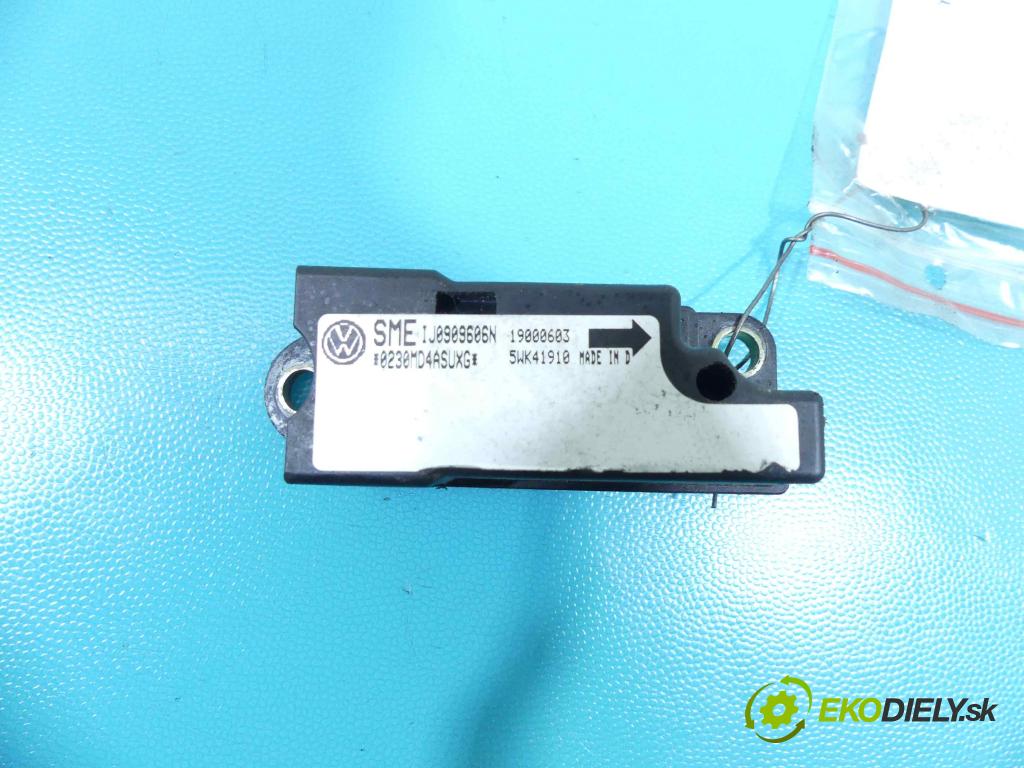 Vw Passat B5 1995-2005 1.9 tdi 116 HP manual 85 kW 1896 cm3 4- snímač šokovat: 1J0909606N (Snímače nárazu)