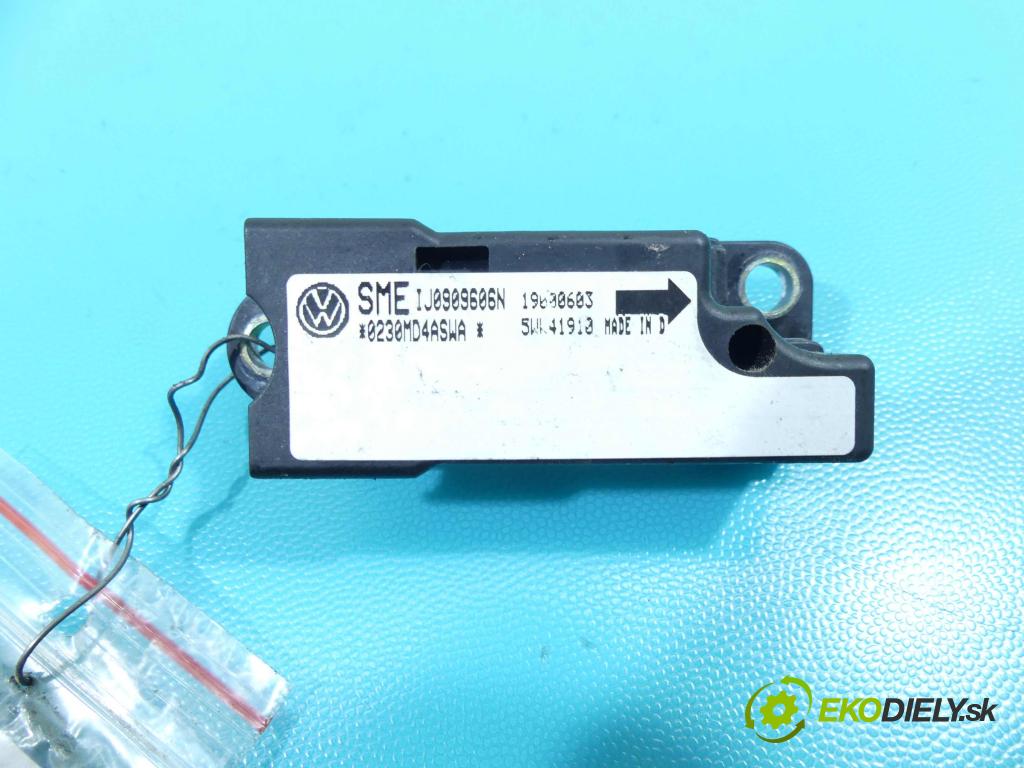 Vw Passat B5 1995-2005 1.9 tdi 116 HP manual 85 kW 1896 cm3 4- snímač šokovat: 1J0909606N (Snímače nárazu)