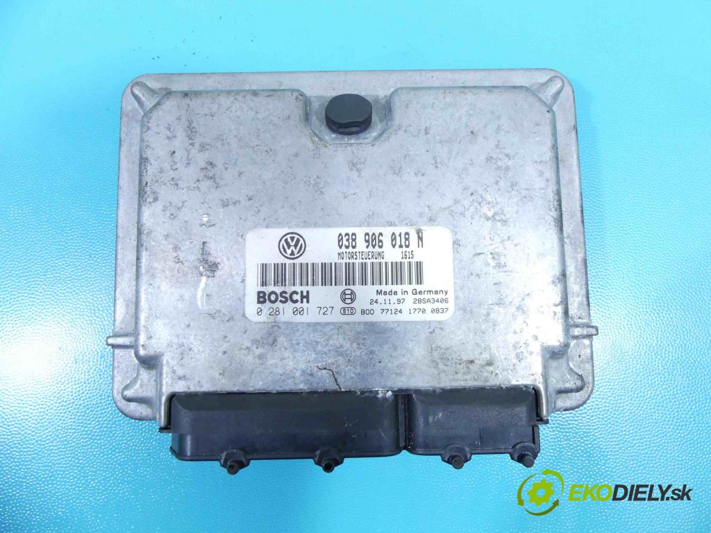 Vw Passat B5 1995-2005 1.9 tdi 116 hp manual 85 kW 1896 cm3 4- řídící jednotka motoru 038906018N