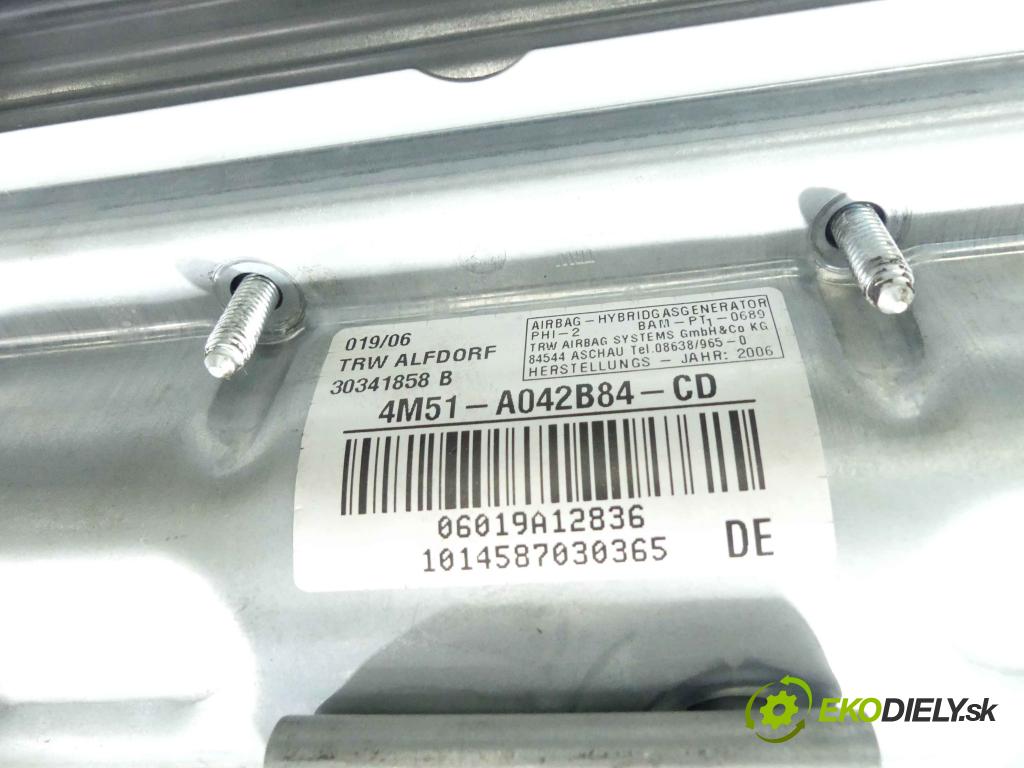 Ford Focus Mk2 2004-2011 2.0 tdci 136 HP manual 100 kW 1997 cm3 4- kokpit,pristrojová doska rozdeľovacia 4M51-A042B84-CD